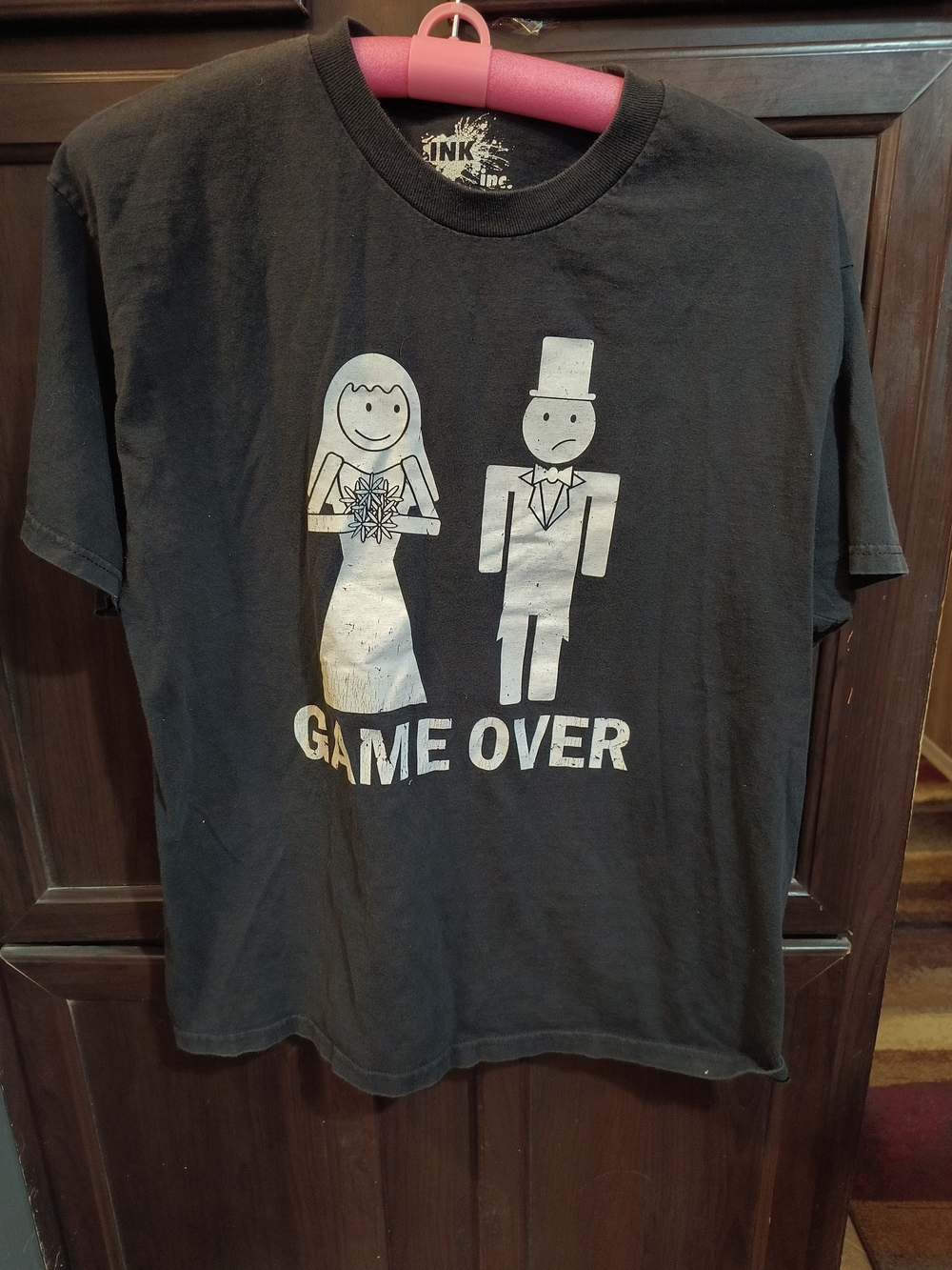 Game Over Graphic Tee - Black